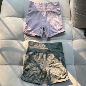Women’s camo gymshark shorts